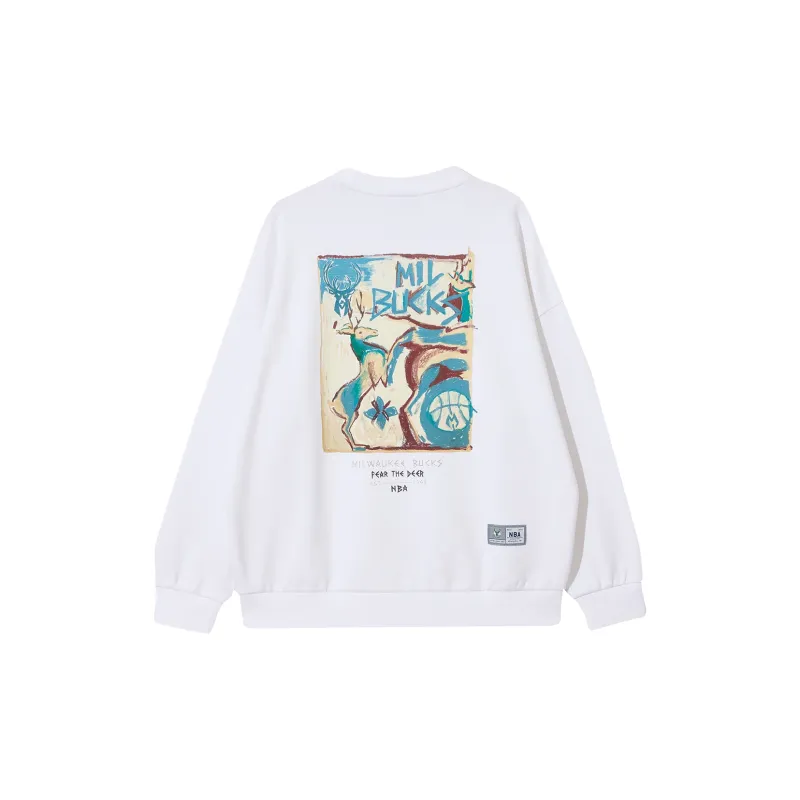 JACK JONES· x NBA Bucks Team Spring, Autumn And Winter Sweatshirt Men's-1