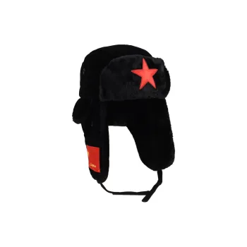 Yamaichi Maru Flocked Cloth Trapper Hats Unisex