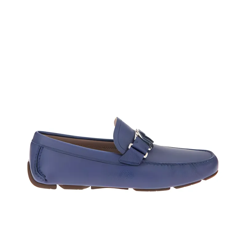 FERRAGAMO Casual Shoes Men's Blue-2