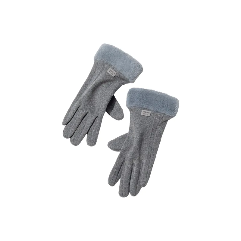 Shanghai Story Polyester Knit Gloves Women's-8