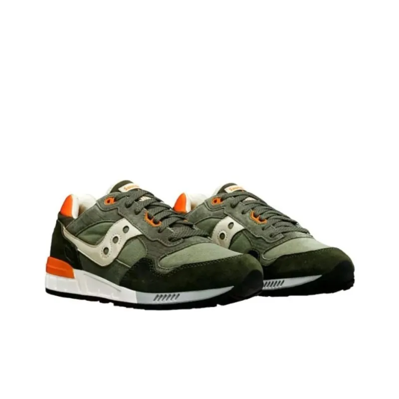 Saucony Shadow 5000 Anti Slip Wear Resistant Low Top Running Shoes Men's Green-2