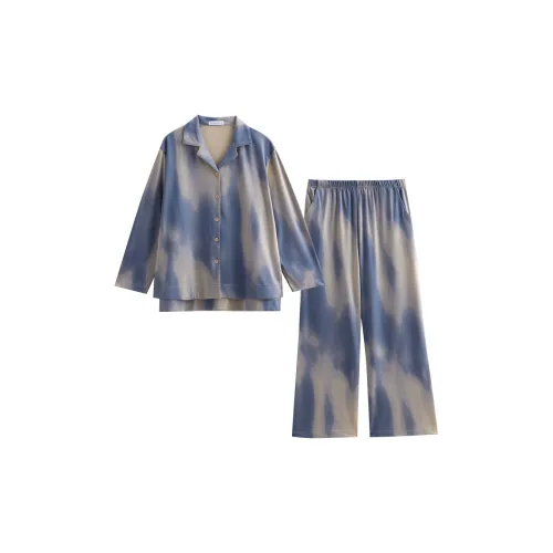 Same Language Pajama Set Women's Dreamy Space Dusty Blue