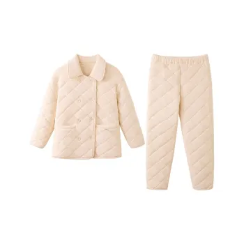 JINGYUN Pajama Set Women's Apricot