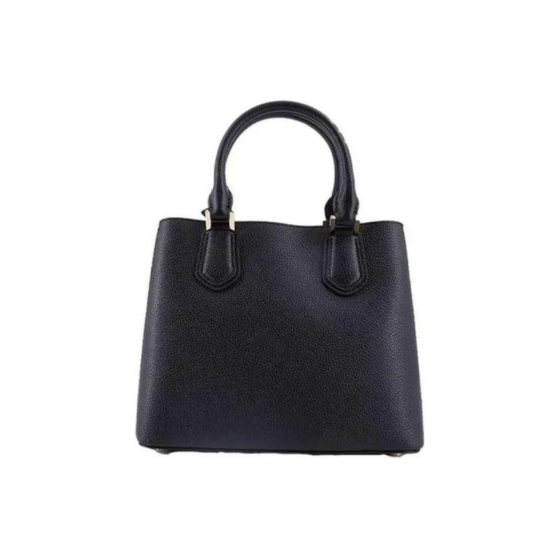 MICHAEL KORS Adele Solid Color Leather Handbag Shoulder Bag Crossbody Bag Medium Size Women's Black-2
