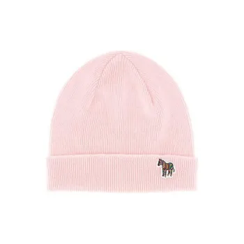 Paul Smith Zebra Embroidered Ribbed Knit Beanie