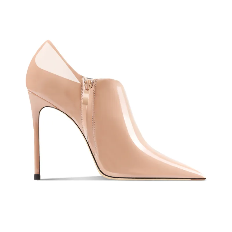 Suyymakk Ankle Boots Women's Nude-1