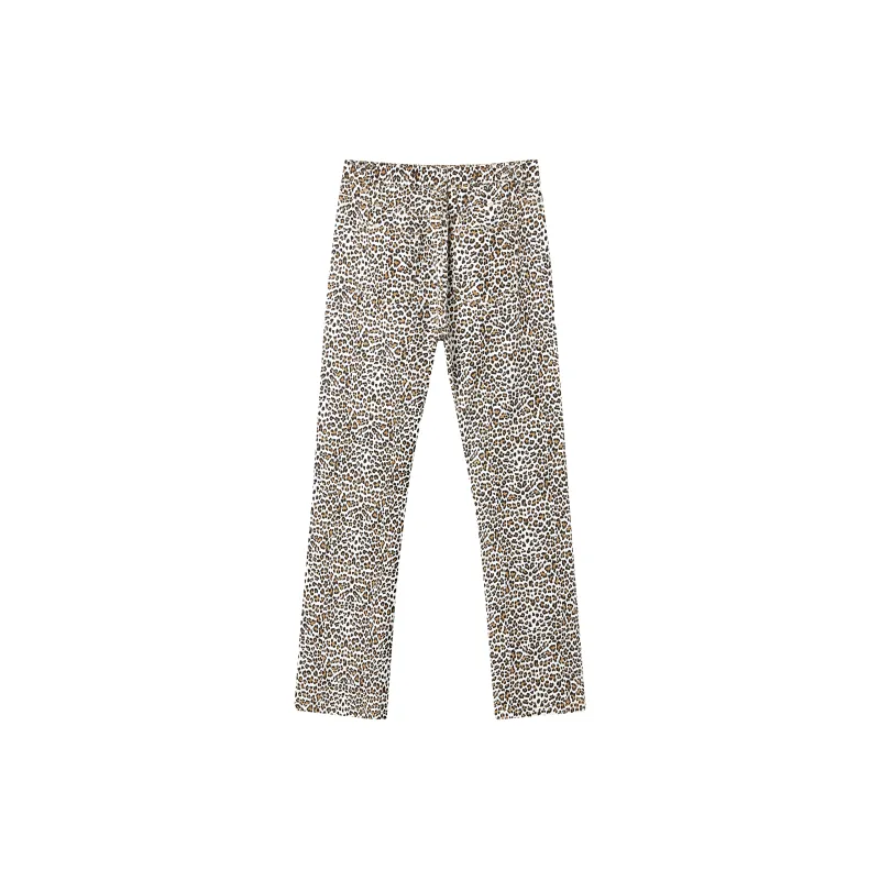 ASHER LEVINE Jeans Unisex Leopard Print-2