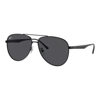 RayBan Metal Aviator Sunglasses Unisex Black