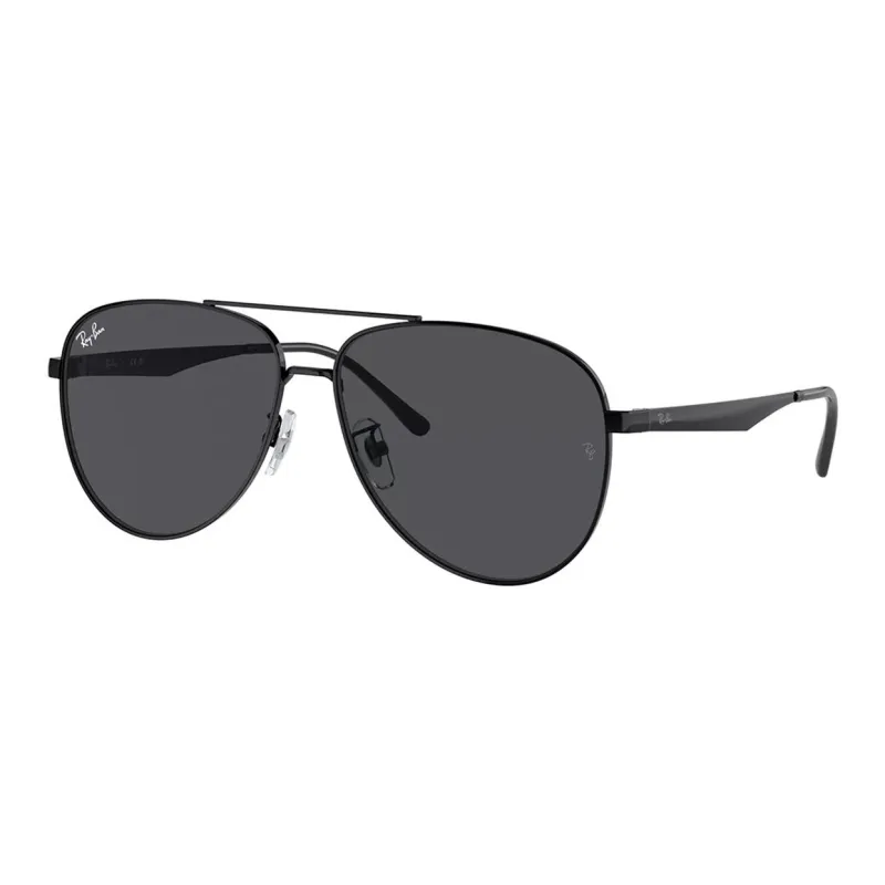 RayBan Metal Aviator Sunglasses Unisex Black-0