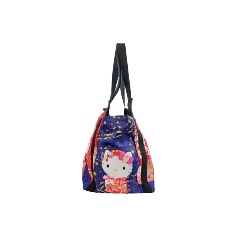 Sanrio Hello Kitty Polyester Handbag, Shoulder Bag Women's Red & Blue-1