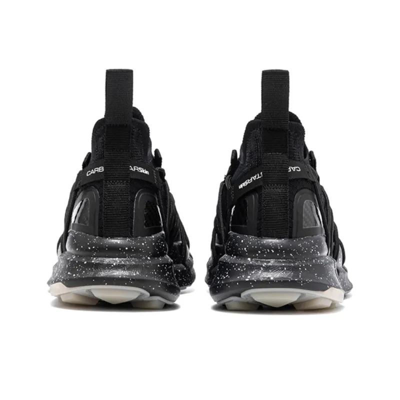 CARBONSTAR Skin Series Anti Slip And Wear Resistant Lightweight Low Top Carbon Plate Sprint Running Shoes Unisex Black-3