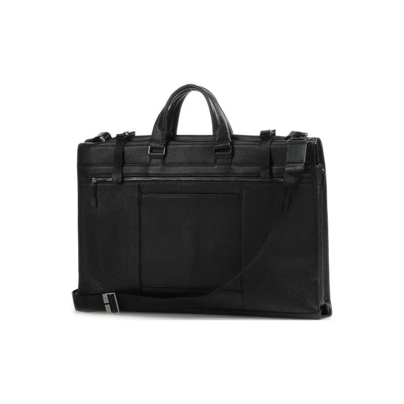 PIQUADRO Leather Handbag Regular Men's Black-1