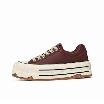 Rosa Bianca Low Top Skateboard Shoes Women's Ancora Red