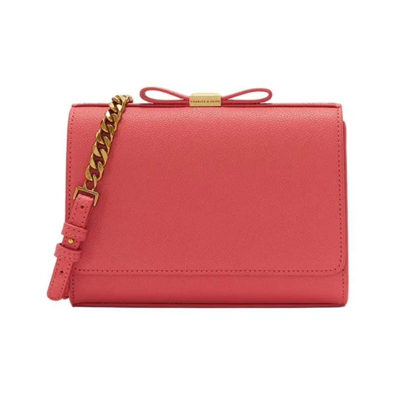 CHARLES&KEITH Polyurethane Synthetic Leather Small Square Bag Shoulder Bag Regular Women's-4
