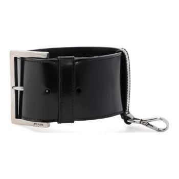 PRADA Logo-Engraved Bag Strap