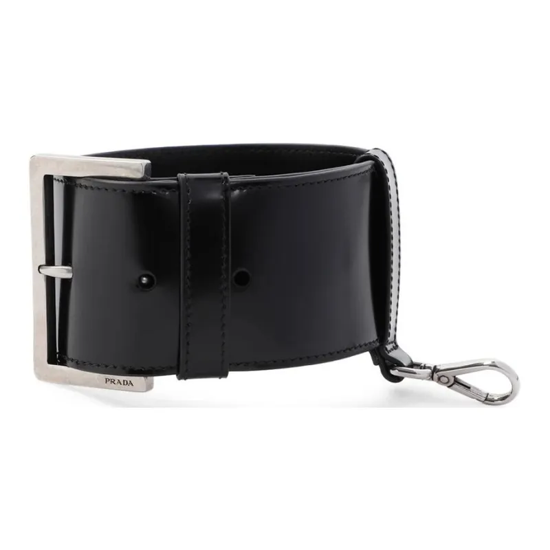 PRADA Logo-Engraved Bag Strap-0