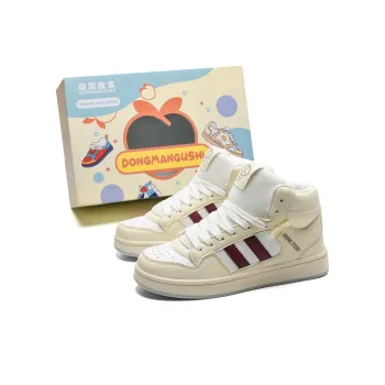 Anime Story Anti Slip Wear Resistant Lightweight Breathable Mid Top Skateboard Shoes Unisex Box Included