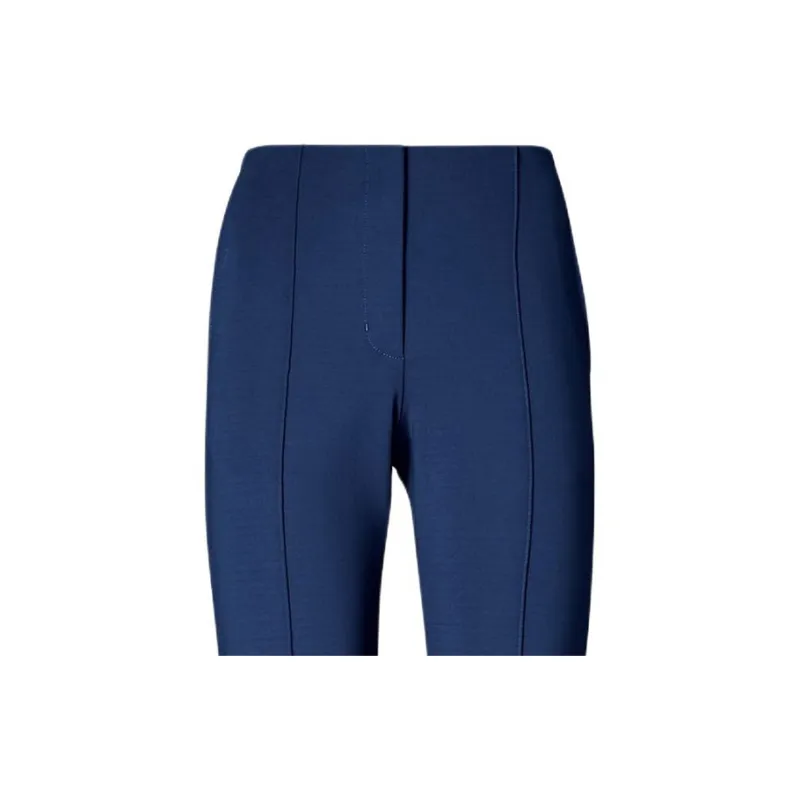 TORY BURCH Wide Leg Track Pant Knitted Sweatpants Women's Night Blue-1
