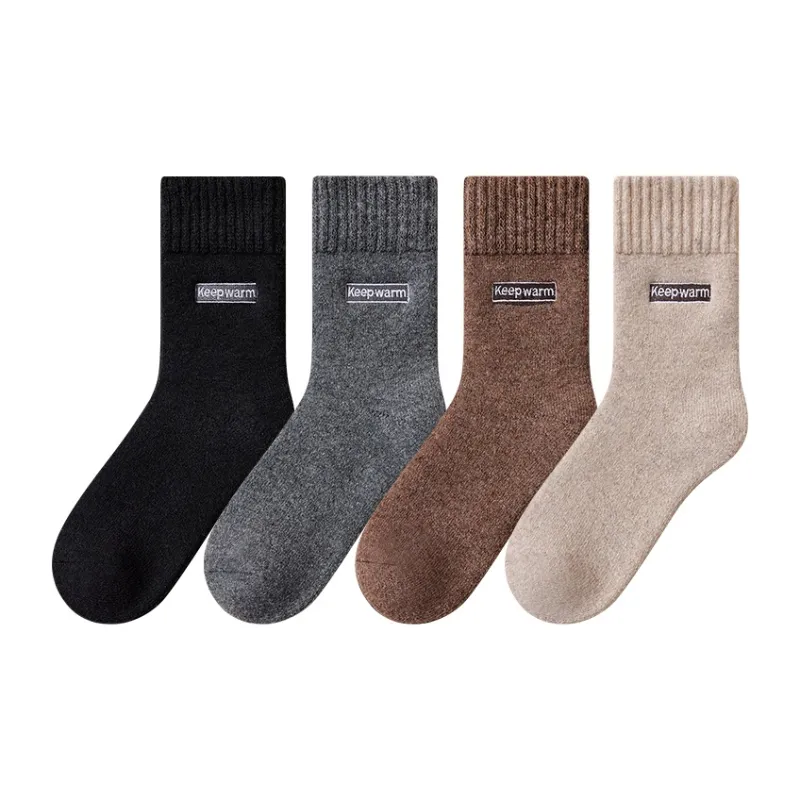 Temooues Mid Calf Socks Women's 4 Pack-7