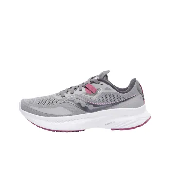 Saucony Guide 15 Anti Slip Wear Resistant Low Top Running Shoes Women's Gray
