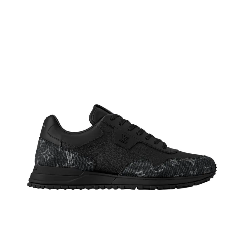 LOUIS VUITTON Run Away 2025 Spring Men's Collection Low-Top Casual Shoes Men's Black-1
