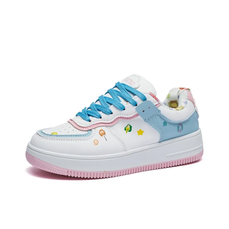 MEXICAN Abrasion Resistant Low Top Skateboard Shoes Women's-8