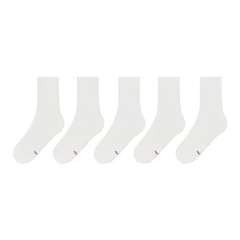 XIAOYEHEZI Autumn And Winter Season Mid Calf Socks Unisex 5 Pack