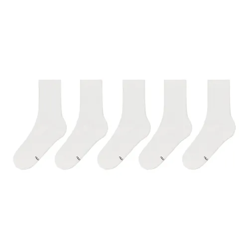 XIAOYEHEZI Autumn And Winter Season Mid Calf Socks Unisex 5 Pack