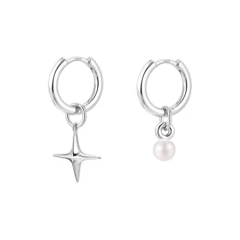 EAR PARTNER Copper Earrings Women's Gold/Silver