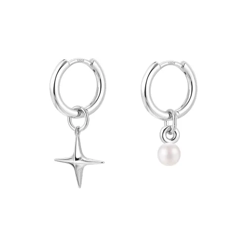 EAR PARTNER Copper Earrings Women's Gold/Silver