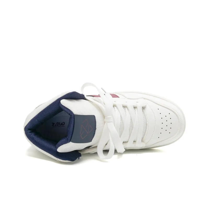Z.SUO Coverage Impact Resistance Wear Resistant Height Increasing High Top Skateboard Shoes Unisex Box Included-4