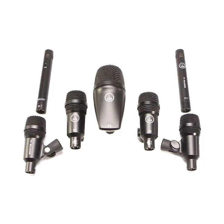AKG Drum Set Session Microphone Set Includes P2 P4 P17 Microphones-3