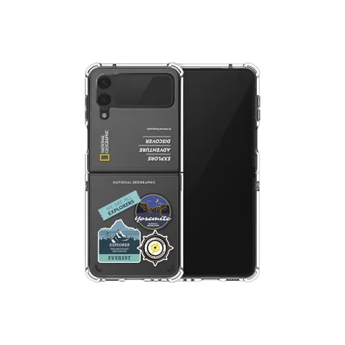 NATIONAL GEOGRAPHIC TPU Material Easy To Use And Durable Phone Cases For Galaxy Z Flip4 Refreshing