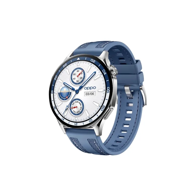 FZRT OPPO Compatibility Watch Band GT5 Same Style Composite Woven Strap Silicone Material-0
