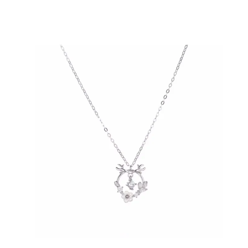 JESCAKOO S925 Silver Necklaces Women's-0