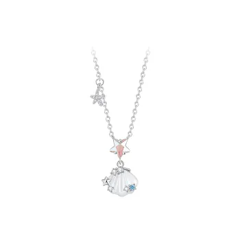 STQ S925 Silver Necklaces Women's Bestie Girlfriend Box