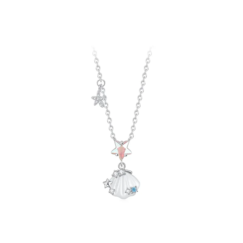 STQ S925 Silver Necklaces Women's Bestie Girlfriend Box-0