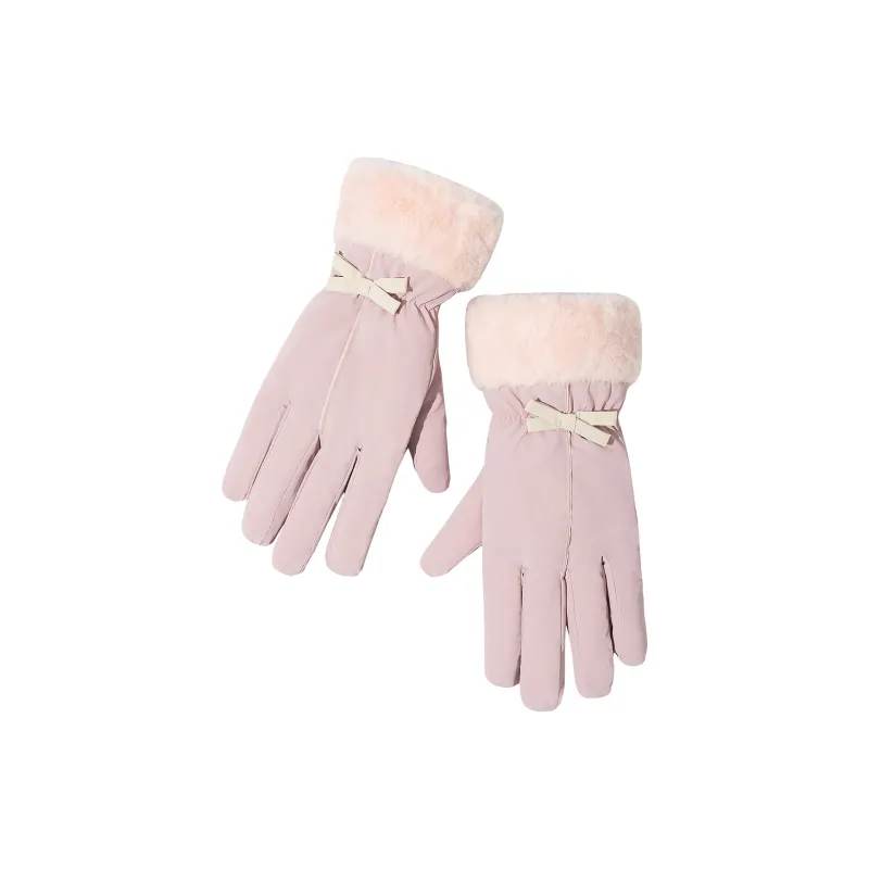 Shanghai Story Polyester Knit Gloves Women's-10