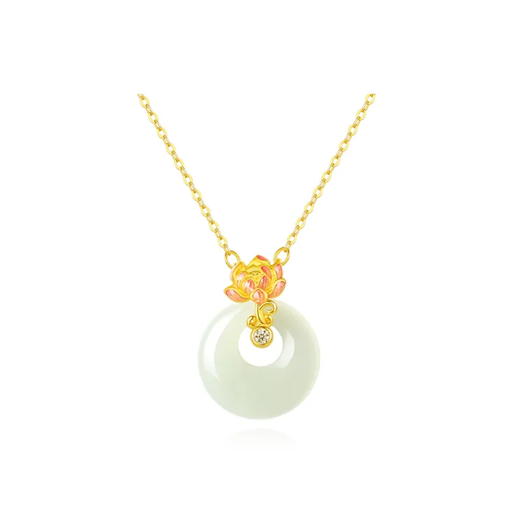 Zheng Tai Fook Chalcedony Necklaces Unisex-0
