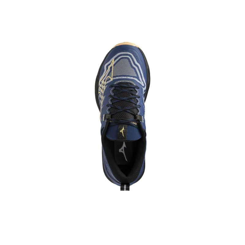 Mizuno Wave Daichi 8 Anti Slip Wear Resistant Low Top Running Shoes Women's Blue-2