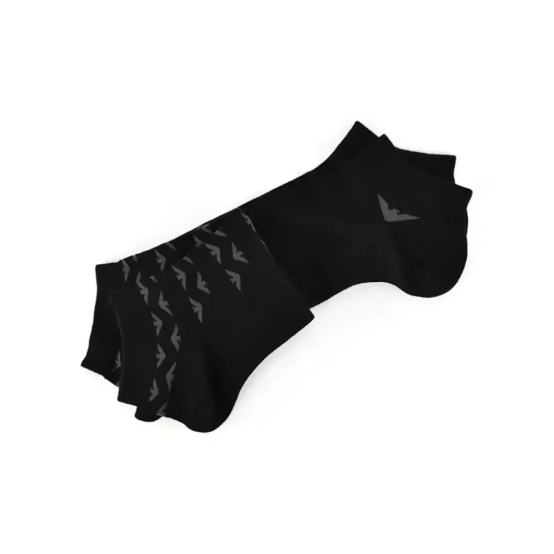 EMPORIO ARMANI Ankle Socks Men's 2 Pack Black-2