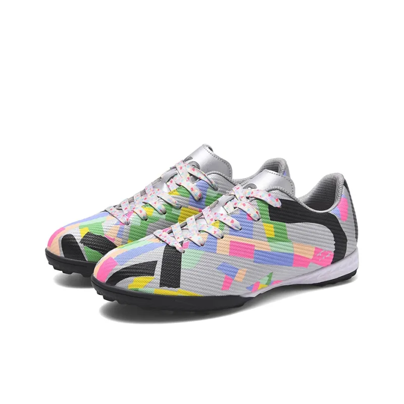 MEKY TF Rubber Broken Studs Soft Ground Non slip Wear resistant Impact resistant Soccer Shoes Unisex-12