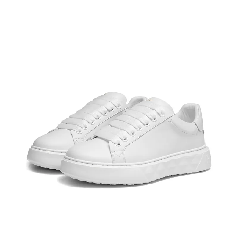 ROBERTA DI CAMERINO Low Top Skateboard Shoes Men's White-2
