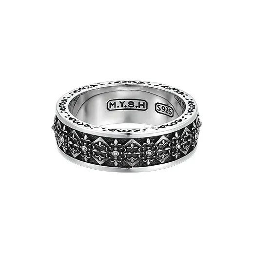 MYSH 925 Sterling Silver Rings Men's-2