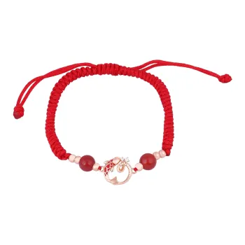 Nine Music Reconstructed Cinnabar Bracelets Unisex