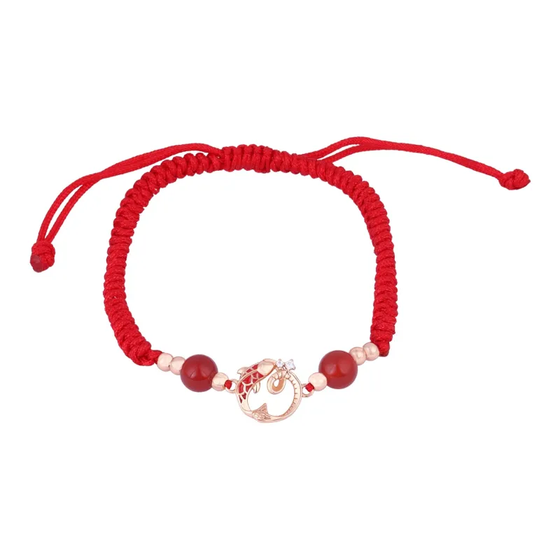Nine Music Reconstructed Cinnabar Bracelets Unisex-0