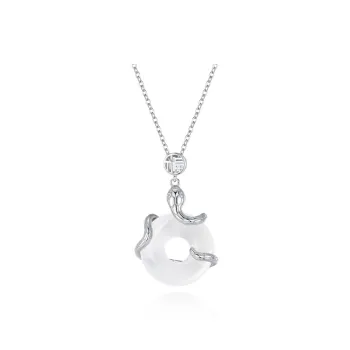 Zheng Tai Fook Chalcedony Necklaces Unisex