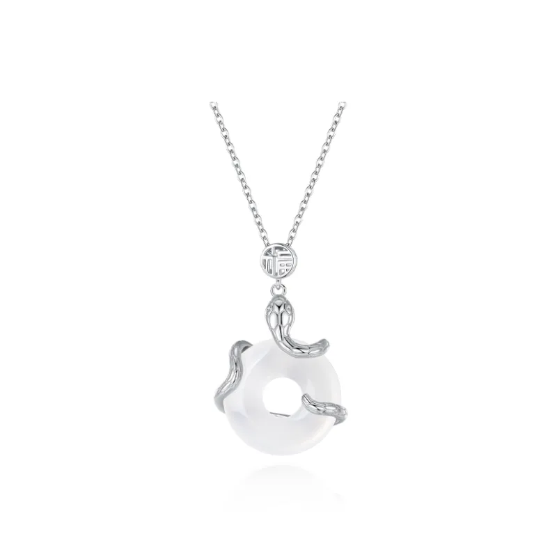 Zheng Tai Fook Chalcedony Necklaces Unisex-0