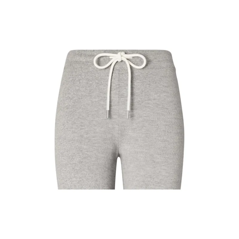 TORY BURCH FW23 Knitted Sweatpants Unisex Gray-2