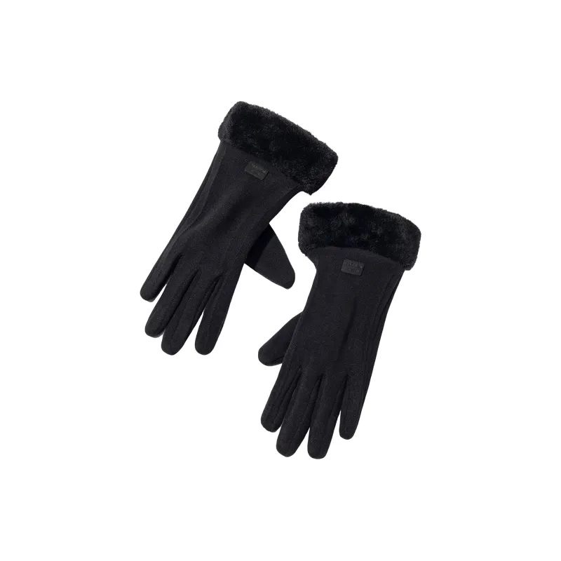 Shanghai Story Polyester Knit Gloves Women's-12
